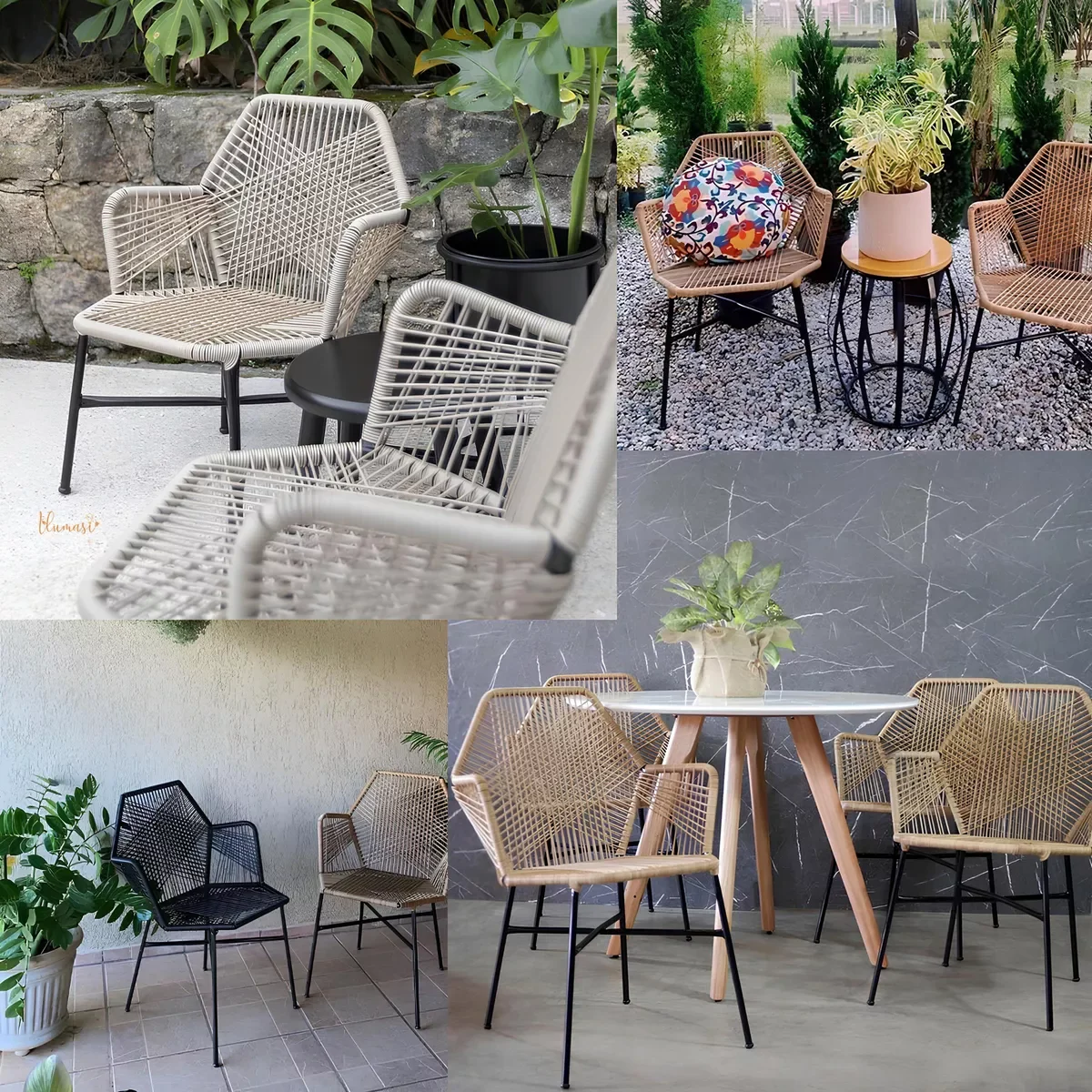 Ver imagem 2 de Cadeira Tropicalia em Junco Amendoa