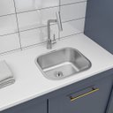 Ver imagem 2 de Tanque Tramontina Hera Compact 19 Litros em Aço Inox Acetinado 40x35 Cm