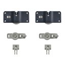 Ver imagem 1 de Kit para Porta de Correr Ro 47 4002 Or Embutido 60kg 1 Porta Rometal Unitário