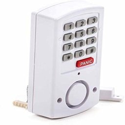 KIT ALARME RESIDENCIAL COMERCIAL SEM FIO SENHA NUMERICO BOTAO DE PANICO MAGNETICO SIRENE PORTA - 4