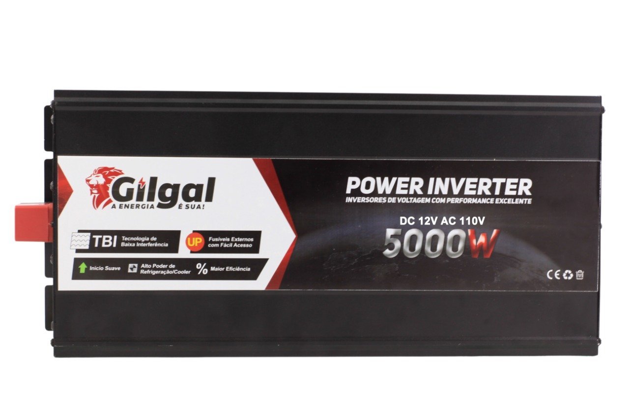 Inversor 5000w 12v 110v Gilgal Para Geladeira