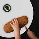 Ver mais imagens de Prato Giratório Sobrepor Servir Mesa de Jantar Branco 90 Cm