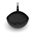 Ver imagem 5 de Kit 3 Cubas de Apoio 37,5x37,5cm Ruy Ohtake Roca Preto/Matte Black