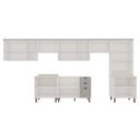 Ver imagem 5 de Cozinha Modulada Completa com Aérea de Serviço Integrada 100% Mdf com Tampo Impermeável