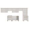 Cozinha Modulada Completa com Aérea de Serviço Integrada 100% Mdf com Tampo Impermeável - 5