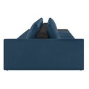 Ver imagem 5 de Sofá Ilha 4 Lugares Living 432cm Modulado Sala Lary Veludo Azul Marinho/pu Pto K01 - D'Rossi