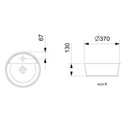 Ver imagem 3 de Kit 2 Cubas de Apoio 370 com Mesa Optica CR37 Roca Branco