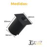Kit 16 Balizador Led Escada Parede Externo Ip65 2w Quente - Preto - 3