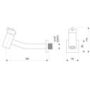 Ver imagem 2 de Torneira para Lavatório de Parede Singles One Square Cromado Roca