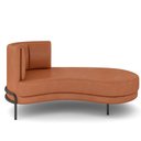 Ver imagem 6 de Sofá Chaise Longue Sala de Estar Living Lucca Direito D02 Couríssimo Camel B-14 - Lyam Decor
