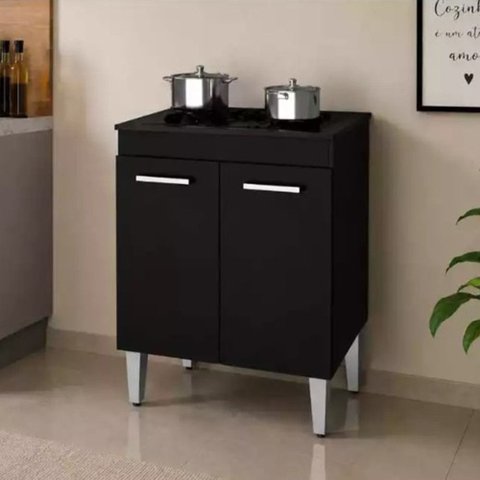 Balcão de Cozinha para Cooktop 4 Bocas com 2 Portas Nauru