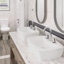 Ver imagem 1 de Kit 2 Cubas de Apoio 500x360 Mm com Furo Central sem Ladrão Thema Incepa