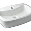 Ver imagem 4 de Kit 2 Cubas de Apoio 500x360 mm com Furo Central sem Ladrão Thema Incepa Branco Roca