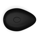 Ver imagem 7 de Kit 2 Cubas de Apoio Oval 54x37,5cm Ruy Ohtake Roca Preto