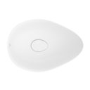 Ver imagem 2 de Kit 2 Cubas de Apoio Oval 54x37,5cm Ruy Ohtake Roca Branco