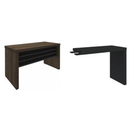 Mesa para Escritório em L em Tamburato 135,6cm - 2