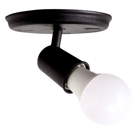 Luminária de Sobrepor 1 Lâmpada Direcionável Cor:preto