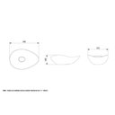 Ver imagem 6 de Kit 2 Cubas de Apoio Oval 54x37,5cm Ruy Ohtake Roca Bege