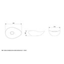 Ver imagem 2 de Kit 2 Cubas de Apoio Oval 54x37,5cm Ruy Ohtake Roca Marrom
