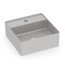 Ver imagem 1 de Kit 2 Cubas de Apoio Quadrada com Mesa 350x350 Platinum P4 Incepa Cinza/Stone