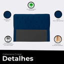 Ver imagem 4 de Cabeceira Casal Queen Cama Box Estofada Cristal 160 cm Veludo