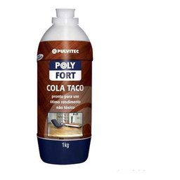 Cola Taco Pulvitec Assoalho Piso Parquet Madeira Branca 1kg - 1
