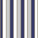 Ver imagem 1 de Papel de Parede Decorativo Listrado Cinza e Azul Escuro 1,5m