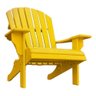 Cadeira Adirondack Jardim Externa Pavão Amarelo Ipê Amarelo Ipê - 3