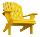 Ver imagem 3 de Cadeira Adirondack Jardim Externa Pavão Amarelo Ipê Amarelo Ipê