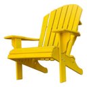Ver imagem 1 de Cadeira Adirondack Jardim Externa Pavão Amarelo Ipê Amarelo Ipê
