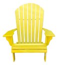 Ver imagem 2 de Cadeira Adirondack Jardim Externa Pavão Amarelo Ipê Amarelo Ipê