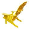 Cadeira Adirondack Jardim Externa Pavão Amarelo Ipê Amarelo Ipê - 4