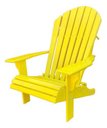 Ver imagem 5 de Cadeira Adirondack Jardim Externa Pavão Amarelo Ipê Amarelo Ipê
