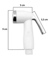 Ver imagem 7 de Gatilho De Ducha Higiênica Chuveirinho Branco ABS + Suporte:Branco