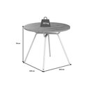 Ver imagem 3 de Conjunto: Mesa de Cozinha 1588 C/ Tampo Madeirado 100cm e 4 Cadeiras 1738 Freijo/rose - Cobre/linho