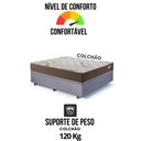 Ver mais imagens de Base Box Baú Casal 138x188 Suede Cinza com Colchão Relax Adorabile Molas Ensacadas