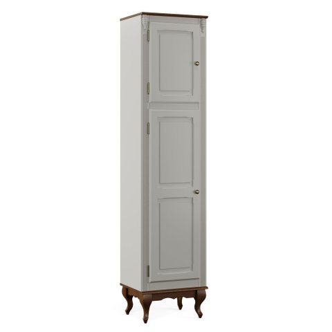 Paneleiro Hannover Portas Maciça - 60701m Mmj-lz Lz-off White/imbuia