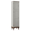 Ver imagem 1 de Paneleiro Hannover Portas Maciça - 60701m Mmj-lz Lz-off White/imbuia