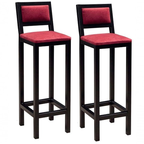 Conjunto 2 Banquetas Florença Assento Estofado