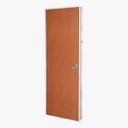 Ver imagem 2 de Kit Porta de Madeira 215x85cm Batente de Aço 12cm Abertura Direita Duraplac