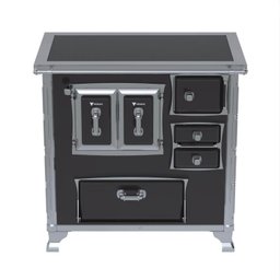 Fogao a Lenha GII N 1 Gab Sec Xviii Premium Preto Se - 5