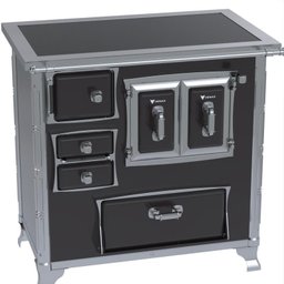 Fogao a Lenha GII N 1 Gab Sec Xviii Premium Preto Se - 3