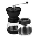 Ver imagem 1 de Moedor Triturador de Café Manual de Vidro com 2 Potes de Armazenamento
