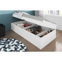 Ver imagem 1 de Cama Baú Camila Solteiro Branco
