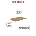 Ver imagem 2 de Tampo para Balcão 100cm Amendoa sem Porta sem Gavetas em MDP Tamanho 100cm Amêndoa AJL Móveis