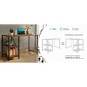 Ver imagem 4 de Escrivaninha Mesa Office Estudo Estilo Industrial 110cm Klm Móveis