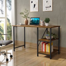 Escrivaninha Mesa Office Estudo Estilo Industrial 110cm Klm Móveis - 5