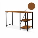 Ver imagem 3 de Escrivaninha Mesa Office Estudo Estilo Industrial 110cm Klm Móveis