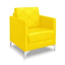 Ver imagem 2 de Kit 2 Poltrona Helena Decorativa Clinica e Recepção:amarelo