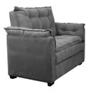 Ver imagem 3 de Sofá 2 Lugares Pequeno Confortável 1,40 Mts Alice Amo Móveis:cinza